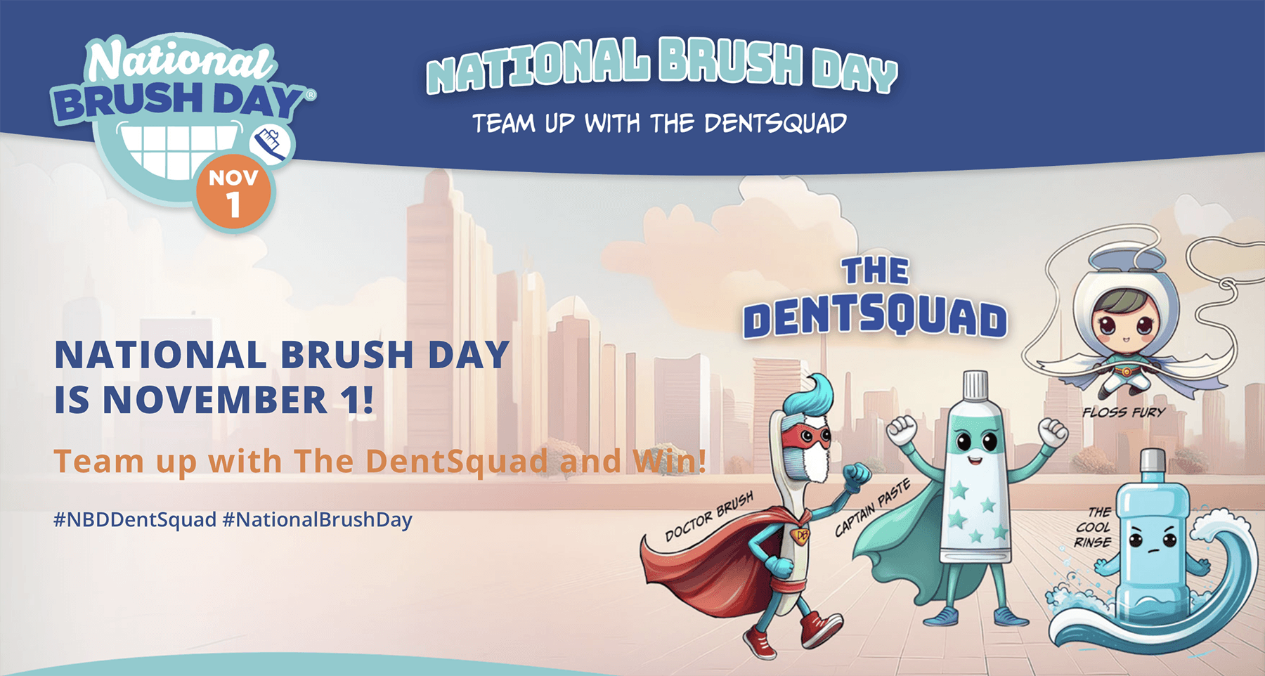 National Brush Day Appropriately Follows up Halloween | Image Credit: © DTA Foundation