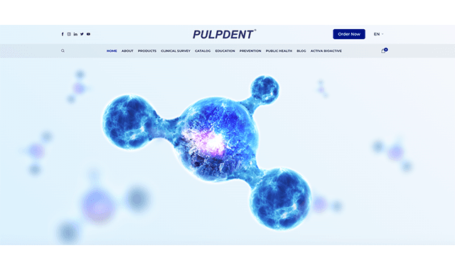 Pulpdent unveils new website featuring bioactive dental materials