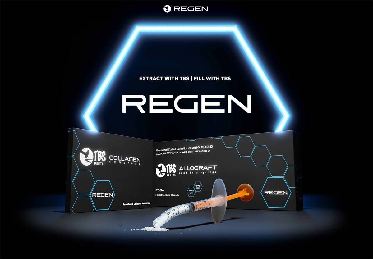 TBS Dental to Launch REGEN Bone and Tissue Regeneration Products. Image credit: © TBS Dental