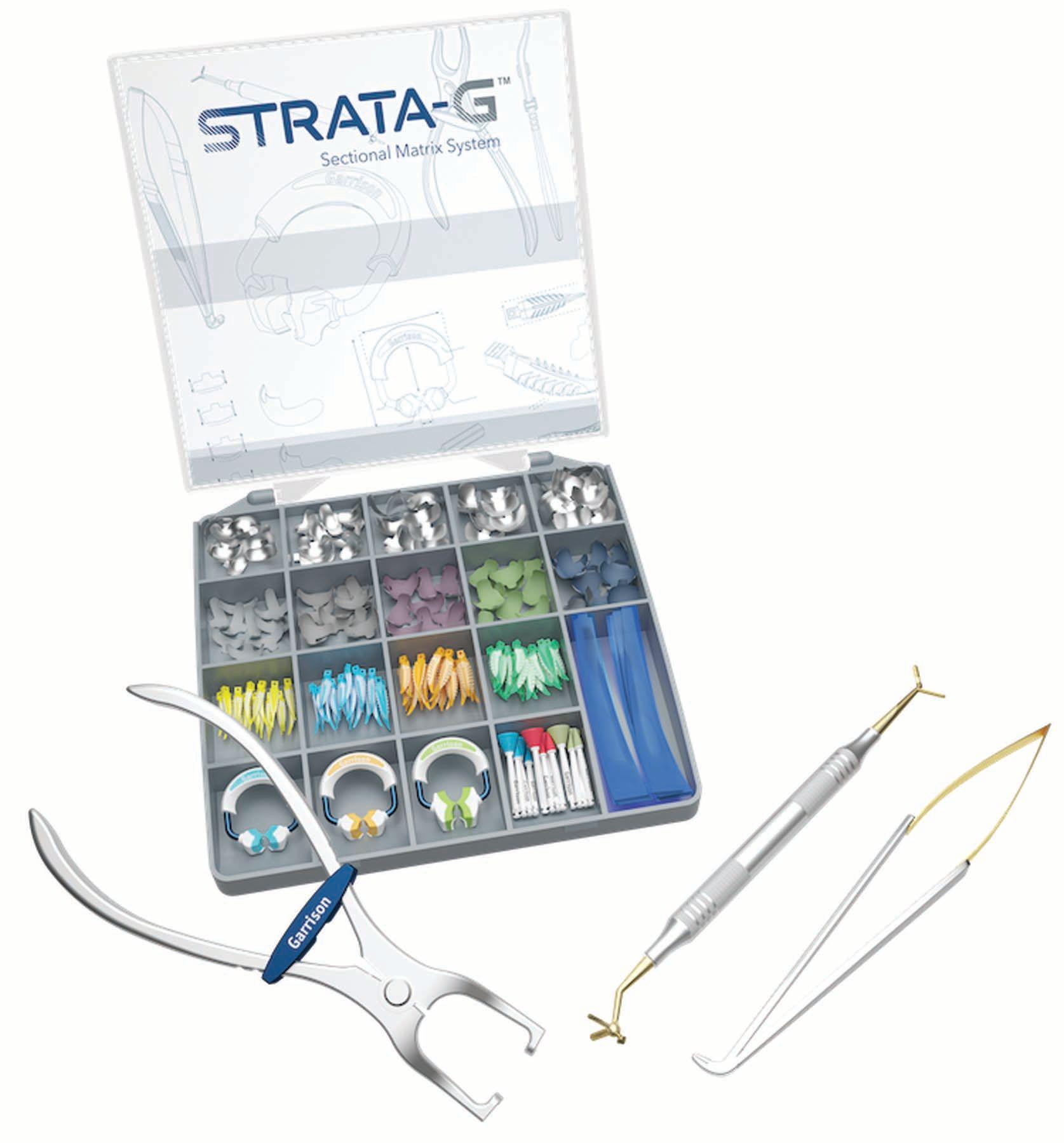 Garrison Dental Solutions’ new Strata-G™ sectional matrix system is designed to form a 270° Seal™ for ultimate flash control. 