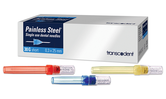 Transcodent announces Painless Steel Dental Injection Needles