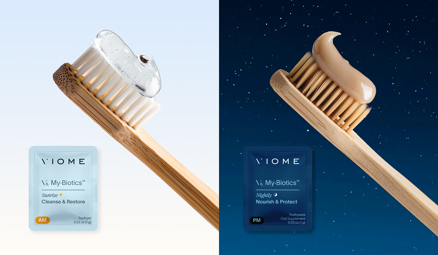 VRx MyBiotics Toothpaste & Gel from Viome | Image Credit: © Viome