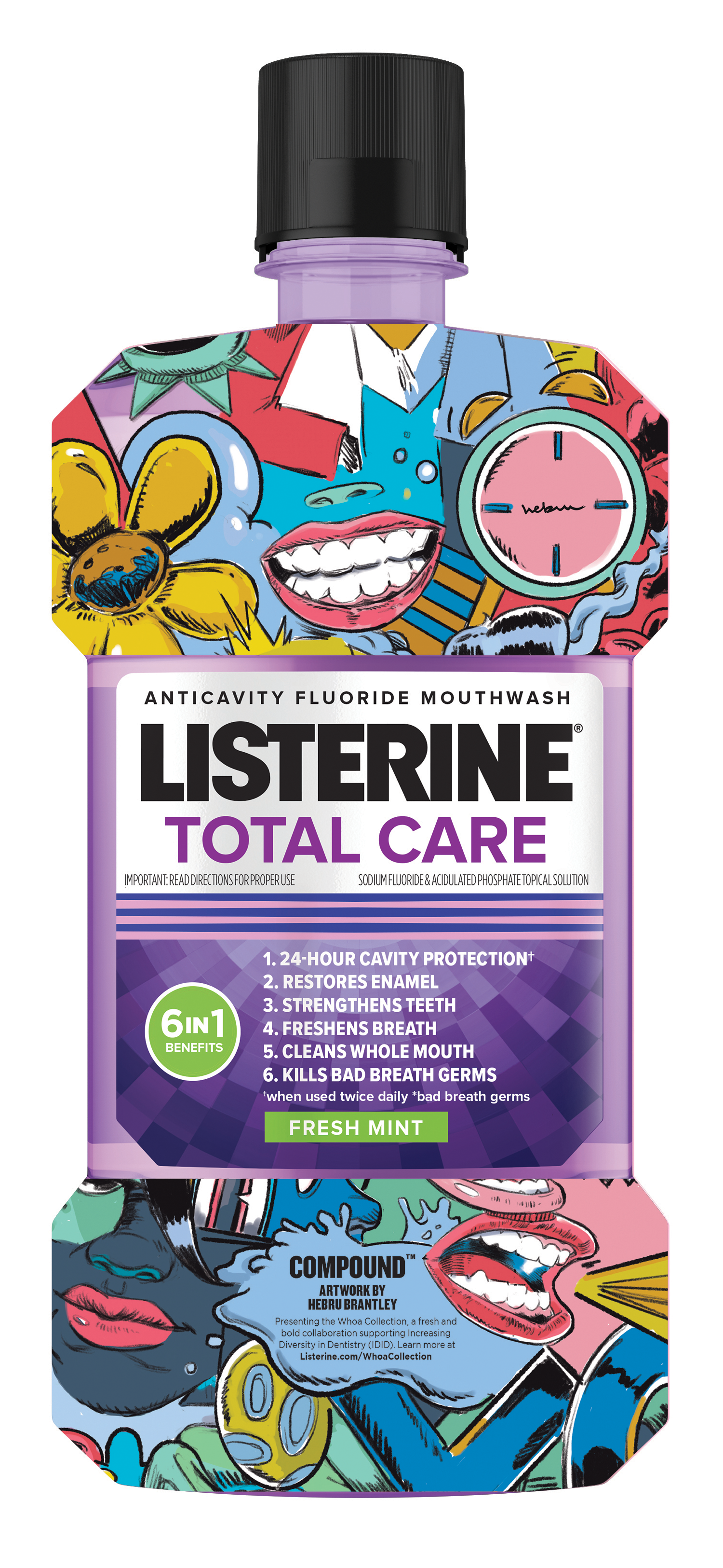 LISTERINE Launches Limited-Edition Bottle Art Designed To Help Close Diversity Gap | Image Credit: © LISTERINE