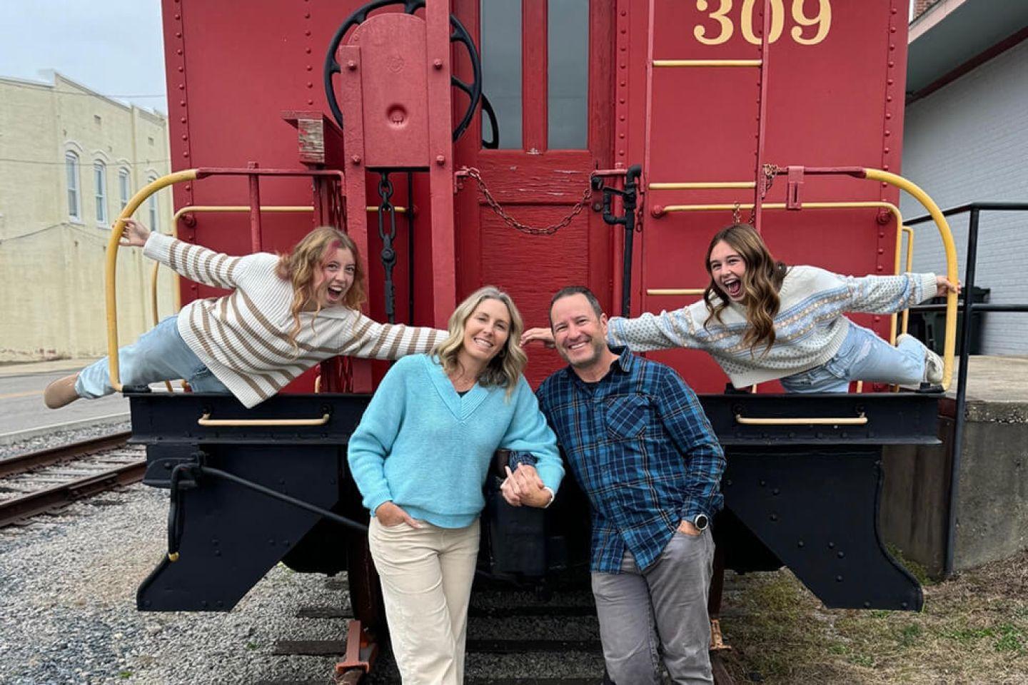 The Hough family loaded up their RV for a 50-day adventure, running a 5K in each of the 50 states and the nation’s capital. | Image Credit: © Smile Train