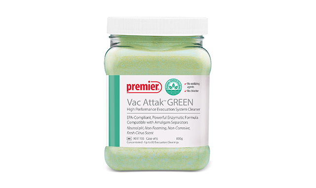 Premier Dental rolls out EPA-compliant Vac Attak Green